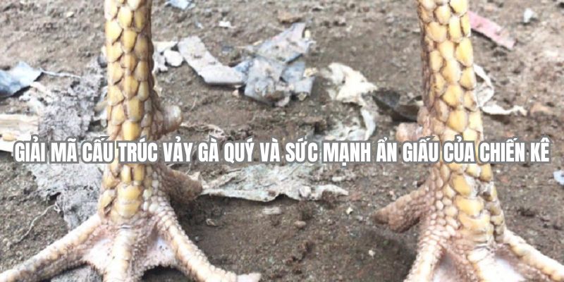 Giải mã cấu trúc vảy gà quý và sức mạnh ẩn giấu của chiến kê